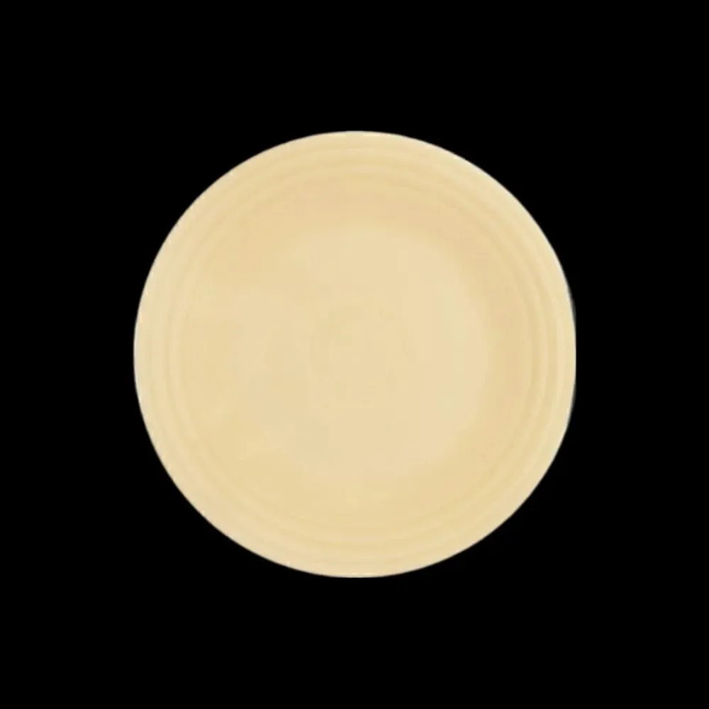 Fiesta yellow ivory P86 luncheon plate, 2 pcs